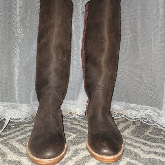 Joie Dark Brown Leather Boots - Picture 5 of 5